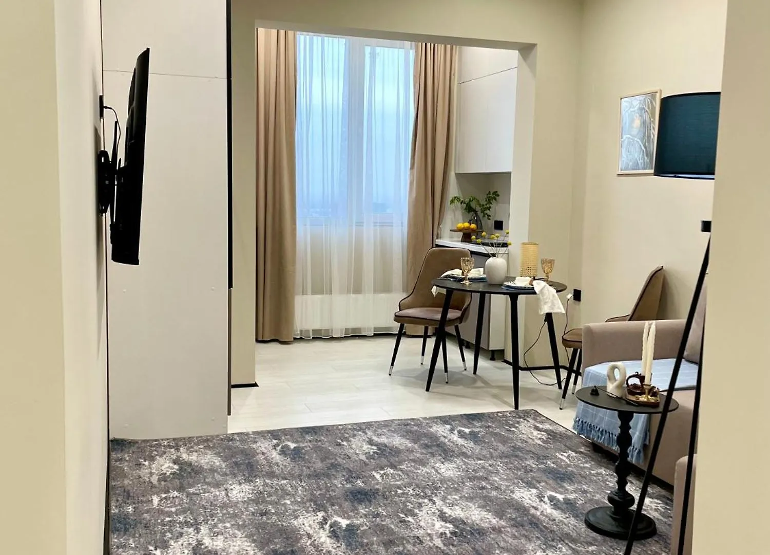 С Шикарным Видом На Город, Komfort City Almatý Apartamento
